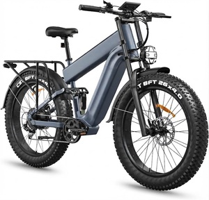 Bicicletta Elettrica 4500W con Doppia Batteria 48V 45AH, Autonomia 200 Miglia |   Bicicletta Elettrica da Montagna LG Cells, 40MPH, Pneumatici Fat da 26 Pollici, Sospensione Completa e Freni Idraulici - Product Image 1