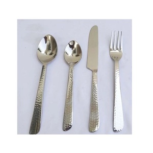 Servidor de ensaladas de acero inoxidable de lujo, conjunto de cubiertos con mango Circular y figura de ocho diseños hechos a mano, gran oferta - Product Image 2