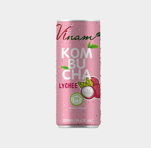 OEM/ODM Kombucha Carbonated Drinks Lychee Fruit Flavored 250ml Low-Fat Bottle Bulk Box Packaging Cheap Price Natural Ingredients - Product Image 4