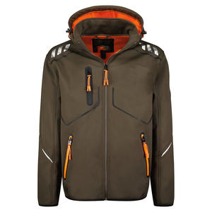 Venta al por mayor tendencia chaqueta Softshell para los hombres Indemand elegante al aire libre debe tener ropa de trabajo de ajuste atlético con chaqueta transpirable - Product Image 6