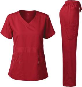 Uniforme de enfermera de hospital de estilo personalizado de diseño de moda uniformes médicos al por mayor tops femeninos cómodos uniformes de talla grande - Product Image 5