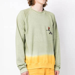 เสื้อมีฮู้ดปักลายไหล่มีซิปประดับพลอยเทียมมีฮู้ดไซส์ใหญ่พิเศษล้างกรด - Product Image 3