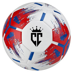 Balón de fútbol de alto tamaño profesional 5, cuero PU duradero, Material de PVC de alta calidad, logotipo personalizado impreso para Partido de entrenamiento - Product Image 1