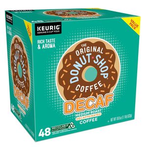 กาแฟดอนัทช็อปแบบดีแคฟสำหรับเครื่องคีรูกแบบแคปซูลเดี่ยว รสคั่วกลาง บรรจุ 48 แคปซูล - Product Image 2