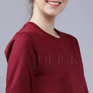 Vente directe usine – Sweat-shirts d'hiver respirants et écologiques pour femmes, personnalisables sur le devant, couleurs sur mesure, en polyester/coton - Product Image 6