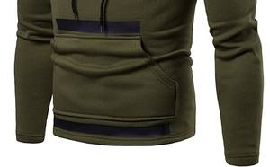 Sweat-shirt à capuche pour homme, design noir, poche kangourou, vente en gros, qualité supérieure, unisexe, 100% coton, pour homme - Product Image 6