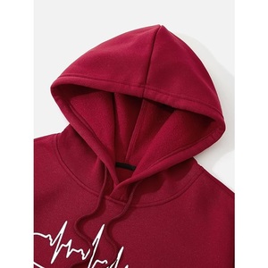 เสื้อมีฮู้ดแบบสวมหัวของผู้ชายผ้าฝ้ายแขนยาวคอกลมพิมพ์ลายแบบลาดเอียงใส่สบายดีไซน์ใหม่สำหรับ100% - Product Image 3