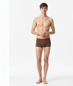 Rustic Flow Brown <b>Men</b> Cotton Briefs Soft Stretch Breathable Fabric Balanced for Everyday Comfort - Product Image 3