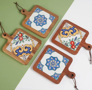 Salvamanteles de madera Premium de Venta caliente-Elegantes soportes para ollas y posavasos para cocina y comedor VIET FARGIMEX - Product Image 3