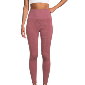 Leggings pour femmes fabriqués en usine, best-seller, vêtements de fitness, taille mi-haute, uni, en élasthanne/nylon, écologiques, respirants, séchage rapide - Product Image 3