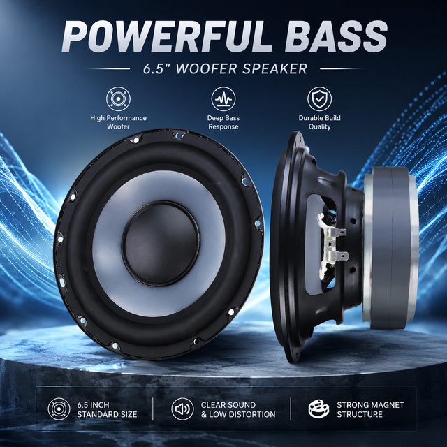 Haocrown Waterproof Professional Audio Speakers IPX6 8 Inch Midrange Speaker Strong Magnet Marine Yacht Audio Woofer Driver