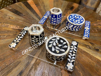 New Mother Pearl Bakhoor Burner Set Bandeja acrílica para incrustaciones de hueso Mubkhar Crafts. Incluye regalos perfumados de fresa Benzoin de té