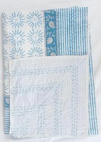 Courtepointes Kantha Vintage indiennes Vente en gros Lot de literie Couvre-lit Courtepointes Jeter Kantha Coverlet