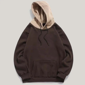 เสื้อมีฮู้ดแบบสวมหัวสำหรับผู้ชายเสื้อมีฮู้ดสไตล์ไฮสตรีทออกแบบได้ตามที่ต้องการน้ำหนักเบาดีไซน์ล่าสุด - Product Image 3