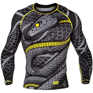 <b>Long</b> <b>Sleeve</b> Custom Logo Print High Quality 100% Polyester MMA Rash Guard with UPF50+ Breathable & Quick Dry Features 220g - Product Image 3