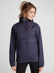 แจ็กเก็ตกันลมสีดำสำหรับผู้ชายเสื้อแจ็คเก็ตกันลมผ้าไนลอน/โพลีเอสเตอร์กันน้ำสำหรับผู้หญิงใช้ได้ทั้งชายและหญิง - Product Image 5