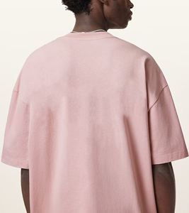 เสื้อยืดผู้ชายคุณภาพสูง ผ้าฝ้ายถัก 100% น้ำหนักมาก 200 กรัม ทรงโอเวอร์ไซส์ สไตล์สตรีทแวร์ รับสกรีนลายตามสั่ง - Product Image 5