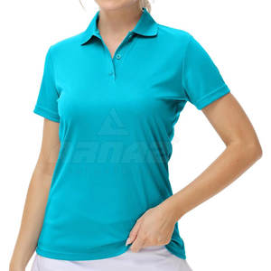 Polo de mujer de precio bajo de tamaño adulto Diseña tu propio Polo de mujer, ropa cómoda, Polo ligero de mujer - Product Image 1