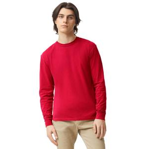 เสื้อแขนยาวคอลูกเรือผ้าฝ้ายผู้ชายระบายอากาศ - Product Image 3