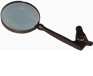 แว่นขยายทองเหลืองหัวม้าโดย Calvin หัตถกรรม - Product Image 1