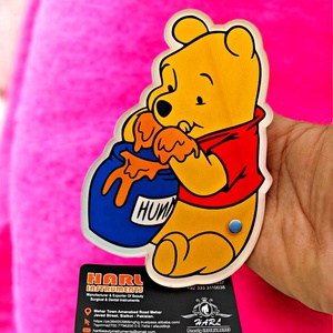 Palette de pose d'extensions de cils en acrylique HARL avec aimants, motif Winnie l'ourson, outil de beauté durable - Product Image 6