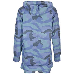 Ensembles de shorts à capuche pour femmes de taille personnalisée les plus populaires Nouveau motif solide décontracté pour la vente en ligne printemps/été - Product Image 3