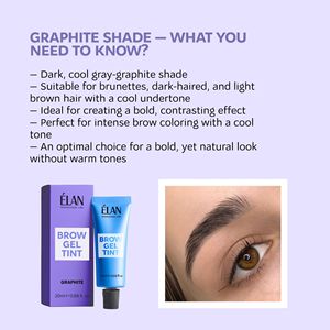 ELAN Professional Line BROW GEL TINT Graphite 20 ml - Product Image 2