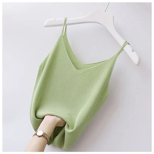 Débardeur sans manches d'été noir pour femmes avec haut en dentelle rouge porter des camisoles amples gilet grande taille vêtements et sous-vêtements pour femmes - Product Image 5