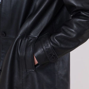 Chaqueta de Cuero para Mujer, Color Negro, Alta Calidad, Mejor Proveedor, Chaqueta de Cuero Genuino para Mujer, Última Moda 2026 - Product Image 5