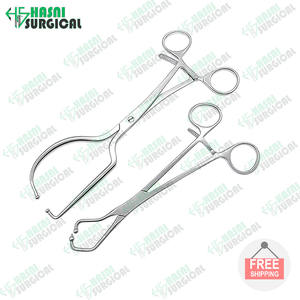 Hasni Surgical Manual Orthopedic Instrument Half <b>Ring</b> Forceps with Ball German Stainless Steel CE ISO Approved 1 Year Warranty - Product Image 2