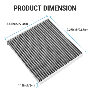 Filtro de Aire de Cabina CF10134 con Carbón Activado para Aire Fresco y Limpio para Vehículos Honda CRV, Accord, Civic y Lexus - Product Image 2