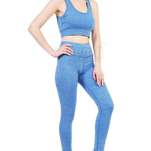 Ensemble de yoga pour femmes le plus vendu ensemble 2 pièces de style unique et confortable à motif solide et léger ensemble de yoga de haute qualité - Product Image 5