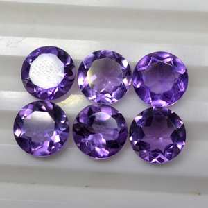 Piedra africana de amatista púrpura, piedra preciosa de corte minimalista para hacer joyería, piedra preciosa suelta, piedra de corte de stock limitado de primera calidad - Product Image 2