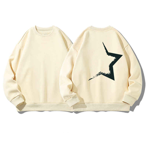 Jersey térmico Oem, sudadera para correr lisa, cuello redondo, Spandex/bordado de algodón, invierno de gran tamaño para mujer, Pakistán - Product Image 6