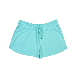 Shorts de sport pour femmes en bleu turquoise, basiques, respirants, pour le yoga, vêtements de sport actifs avec fonction de séchage rapide. - Product Image 1