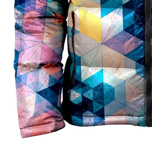 Chaqueta acolchada con cremallera Premium sublimada personalizada para hombre, chaqueta acolchada impermeable de moda de invierno fabricada en la parte superior - Product Image 6