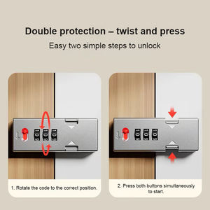 Cerradura de Combinación de Alta Calidad para Muebles, con Teclado, sin Llave, de 3 Dígitos, Antirrobo, para Cajones y Armarios - Product Image 5