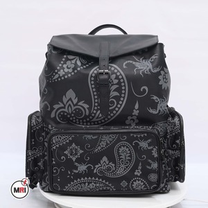 Mochila de viaje para senderismo, logotipo personalizado, impresión por sublimación, moda, ligera, impermeable, para viajes de negocios, mochila inteligente de cuero PU - Product Image 1