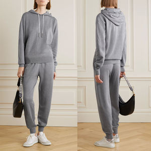 Ensemble de pantalons de survêtement à capuche avec LOGO personnalisé de haute qualité pour femmes survêtements d'hiver respirants techniques de sublimation fabriqués par des experts - Product Image 6