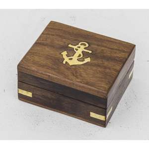 Boussole du milieu du siècle Articles Nautica Boussole Vintage décorative Poids lourd Prix raisonnable Boussole en laiton fabriquée en Inde - Product Image 6