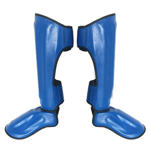 Diseño OEM logotipo personalizado artes marciales boxeo espinilleras peso ligero espinilleras protectores para la venta - Product Image 4