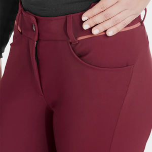 Dernière mode femmes respirant taille élastique avant plat printemps équestre équitation culotte Jodhpurs 100% coton - Product Image 4