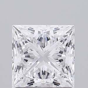 1.52ct Princess Cut Lab-Grown Diamond IGI Certified E Color VS1 Clarity Lab-Stone - Product Image 1