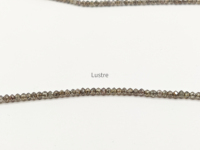 Perles Rondelles Facettées en Diamant Brun Clair Champagne, Taille Brillante, 100% Naturelles, Fournitures en Gros pour la Fabrication de Bijoux
