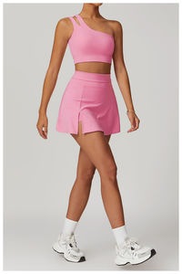 Faldas de tenis para niñas, ropa deportiva de calidad, elástica, que absorbe la humedad, ligera, de secado rápido, falda de Pádel de tenis con bolsillos - Product Image 6