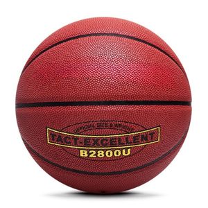 Baloncesto de entrenamiento de PU para jóvenes universitarios con textura de agarre para práctica de goteo, manejo de pelota y ejercicios de tiro - Product Image 1