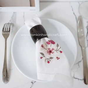 Anillos de servilletas, anillos de servilletas de ratán, anillos de servilletas de mimbre, Decoración de mesa - Product Image 2