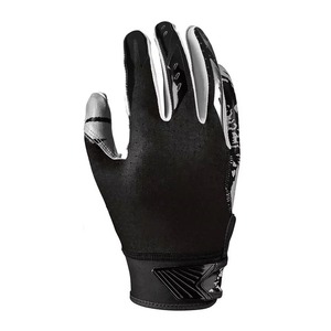 New Design Grey and Black <b>Color</b> Full Finger Sports Wear Men Gloves American Football Gloves Training Wear Custom Sporty Gloves - Product Image 2