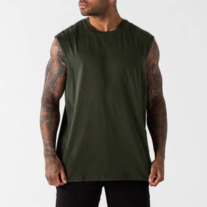 Wholesale <b>Men's</b> Sleeveless Sports Tank Tops Quick Dry Muscle <b>Running</b> Custom Logo Gym <b>Vest</b> <b>Men</b> Tank Top - Product Image 3