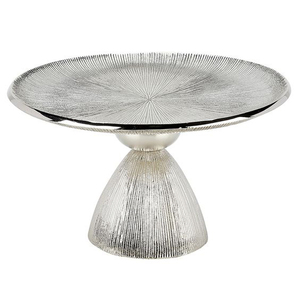 Outil de service à gâteau décoratif pour la maison Hôtel Restaurant Gâteau Stand Métal Fer Bronze Fini Martelé Forme ronde - Product Image 4